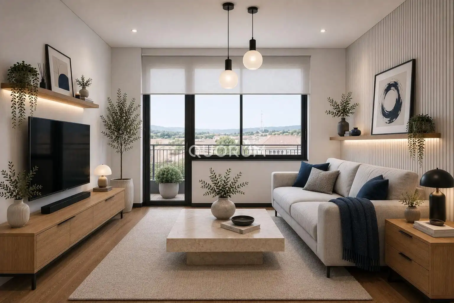 Living room of Attic for sale in Bilbao   with Heating, Terrace and Storage room