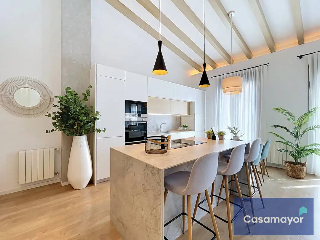 Cocina de Piso en venta en Alicante / Alacant con Aire acondicionado, Calefacción y Terraza