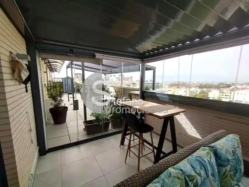 Terrasse von Dachboden zum Verkauf in Málaga mit Klimaanlage, Terrasse und Abstellraum