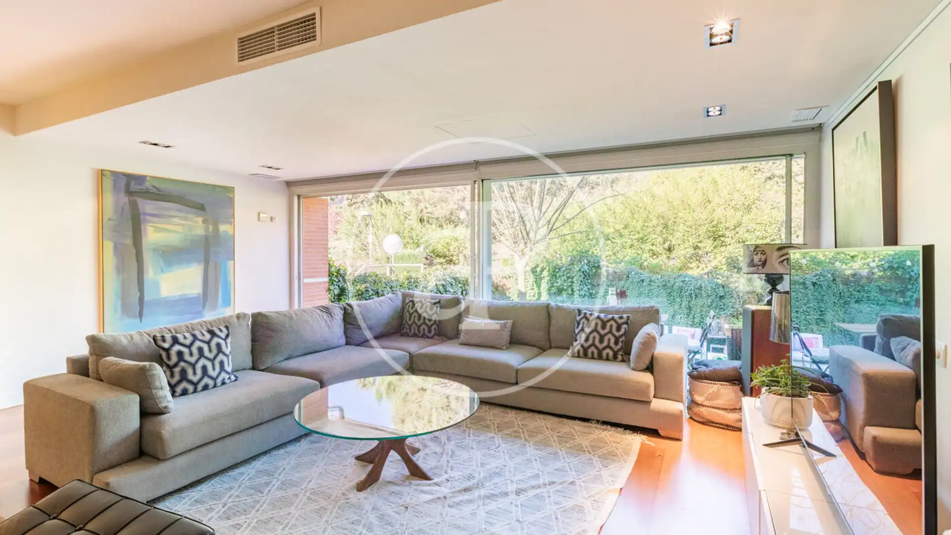 Living room of Single-family semi-detached for sale in Club de Campo  with Air Conditioner, Heating and Private garden