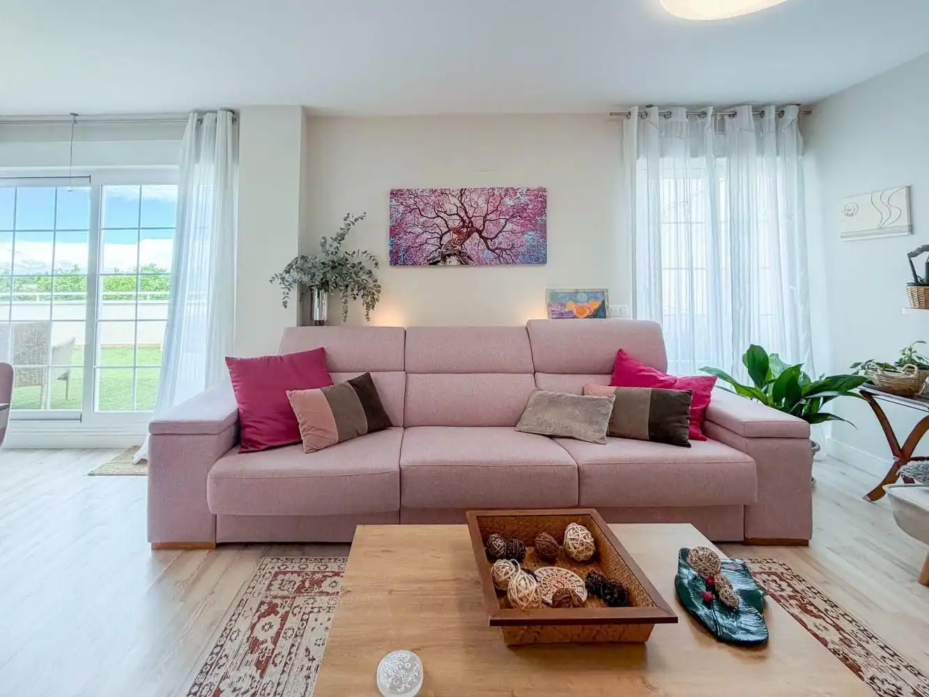 Wohnzimmer von Dachboden zum Verkauf in Illescas mit Klimaanlage, Heizung und Terrasse