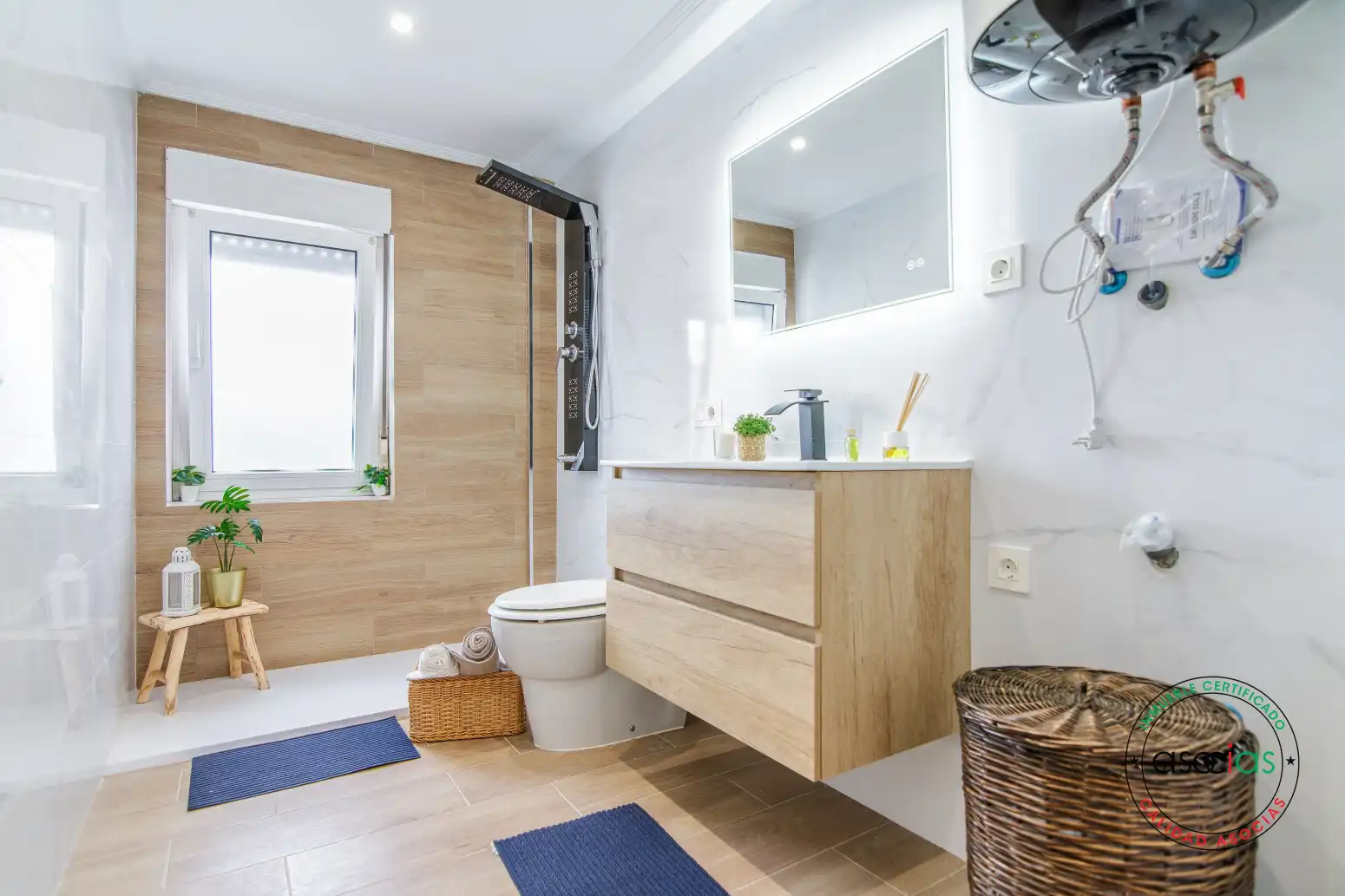 Bathroom of Flat for sale in Corvera de Asturias  with Heating, Private garden and Furnished