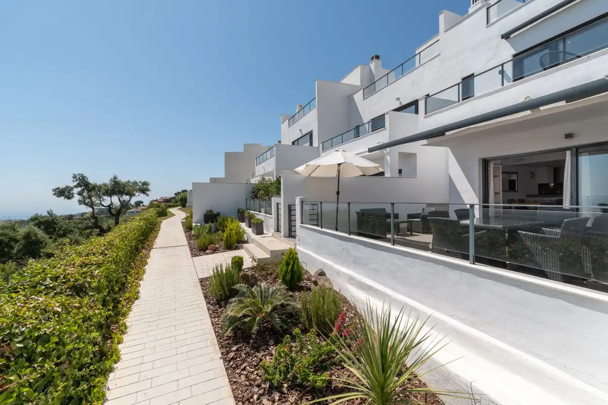 Terraza de Casa adosada en venta en Ojén con Terraza, Trastero y Piscina