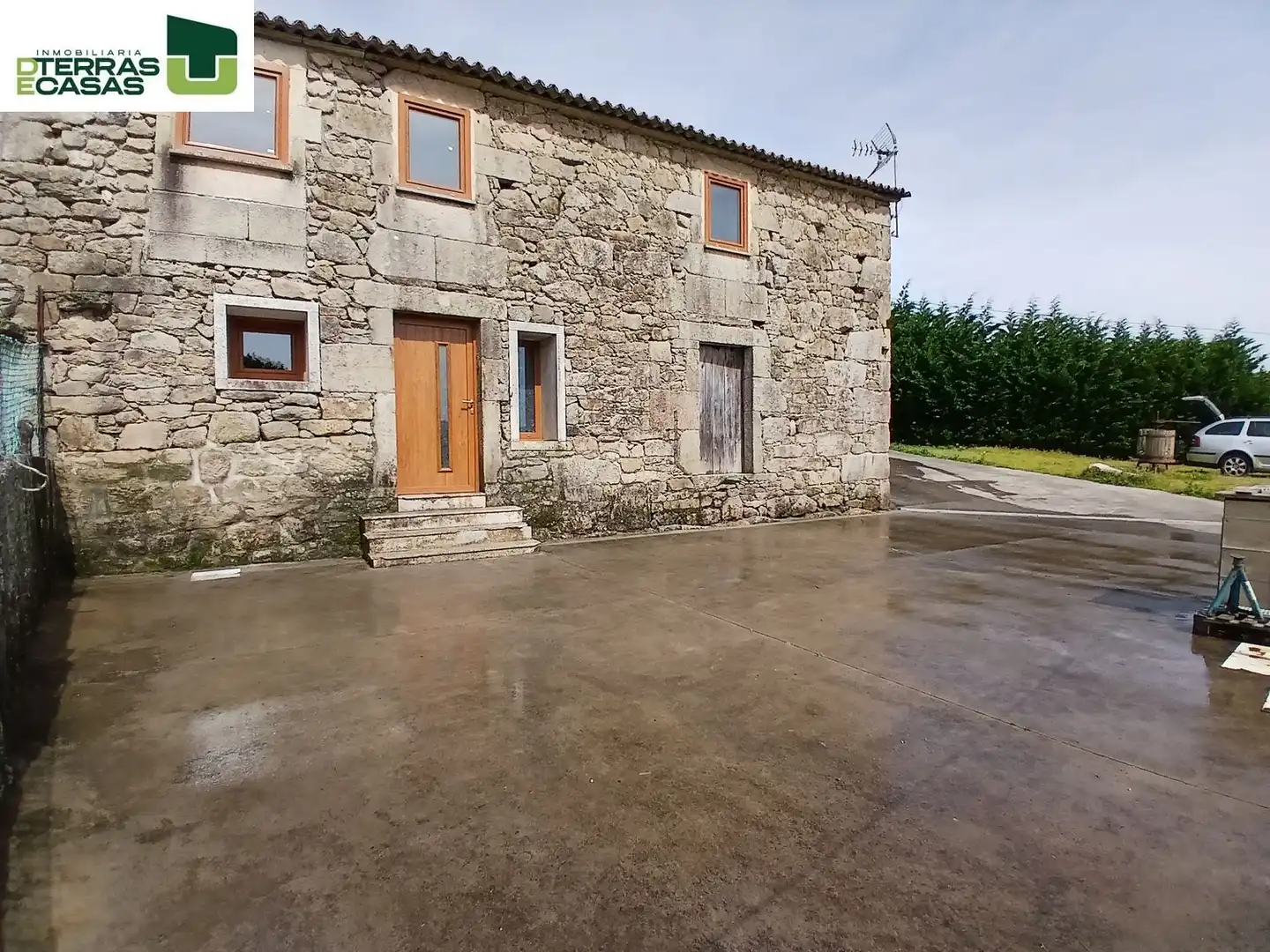 Vista exterior de Casa o xalet en venda en Caldas de Reis amb Traster