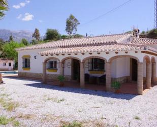 Exterior view of House or chalet for sale in Canillas de Aceituno  with Terrace and Swimming Pool