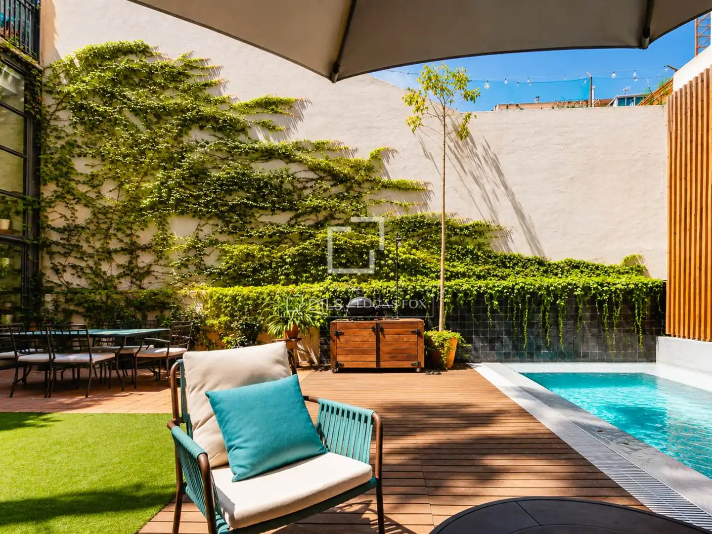 Terrassa de Casa o xalet en venda en Barcelona amb Aire condicionat, Jardí privat i Terrassa