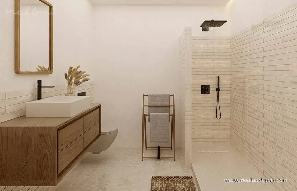 Baño de Casa o chalet en venta en Benissa con Aire acondicionado, Calefacción y Jardín privado