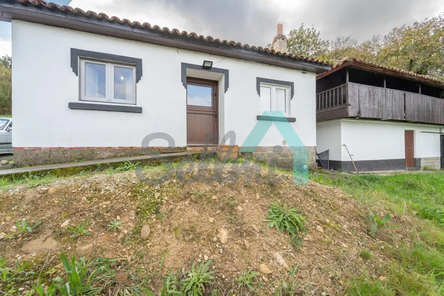 Vista exterior de Casa o xalet en venda en Cudillero amb Jardí privat i Traster