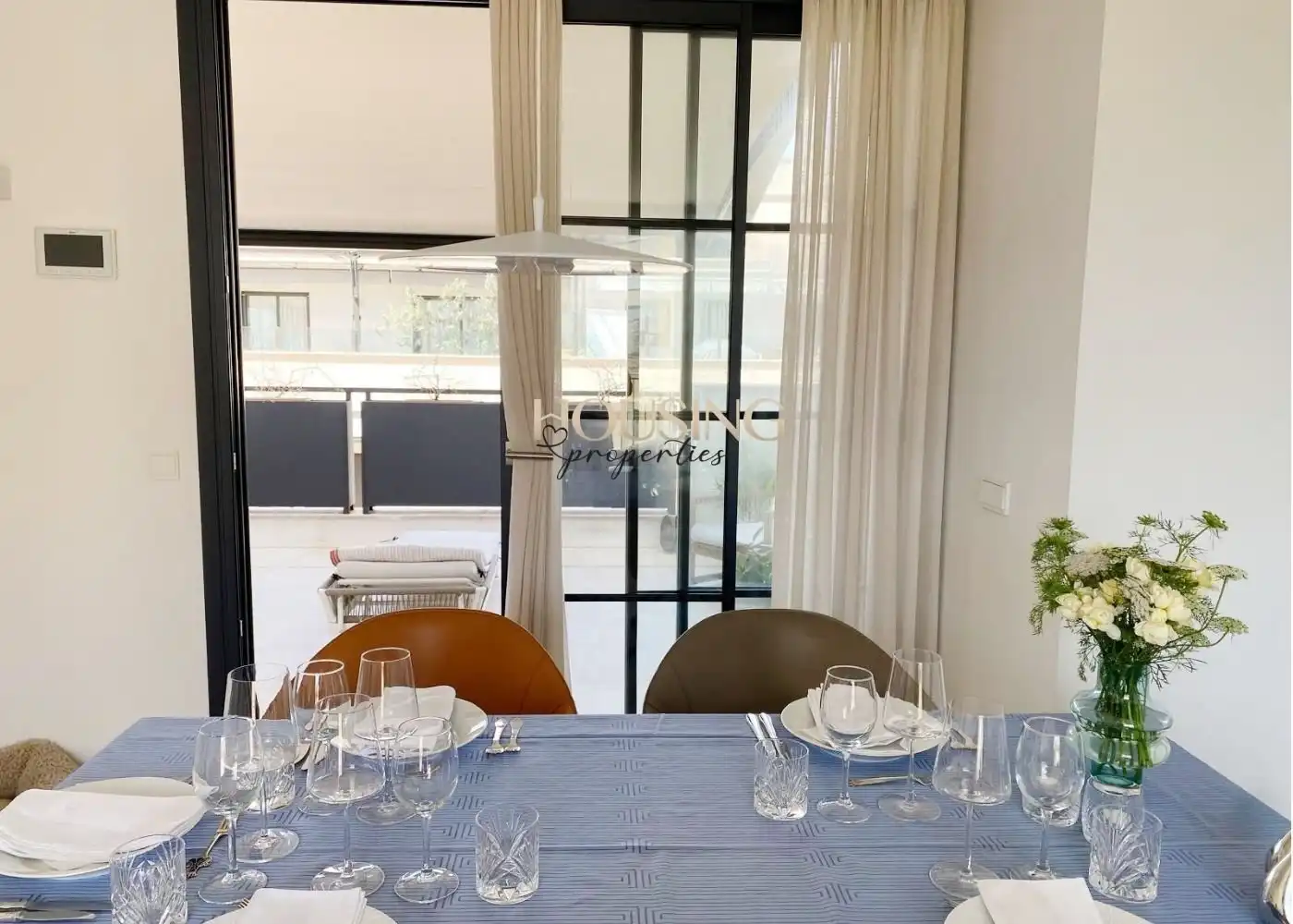 Menjador de Àtic de lloguer en  Palma de Mallorca amb Aire condicionat i Terrassa