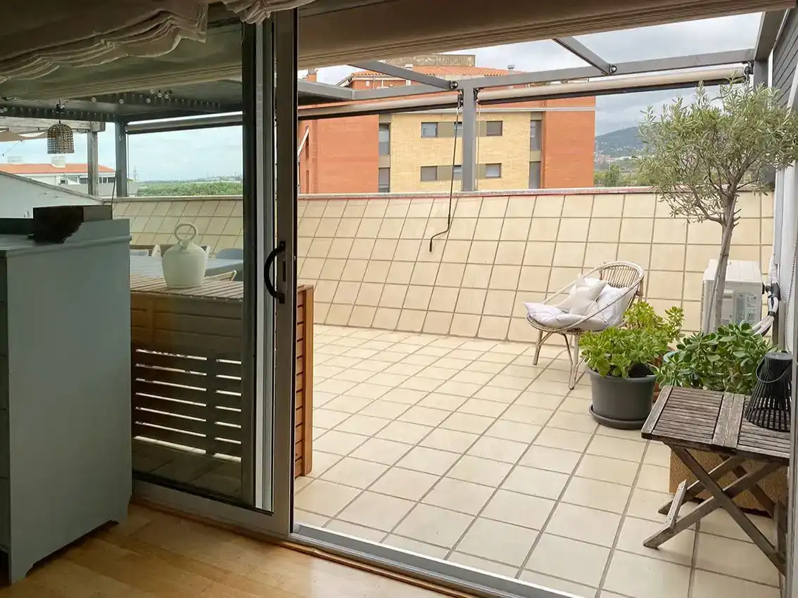 Terrace of Attic for sale in Sant Joan Despí  with Air Conditioner, Swimming Pool and Balcony