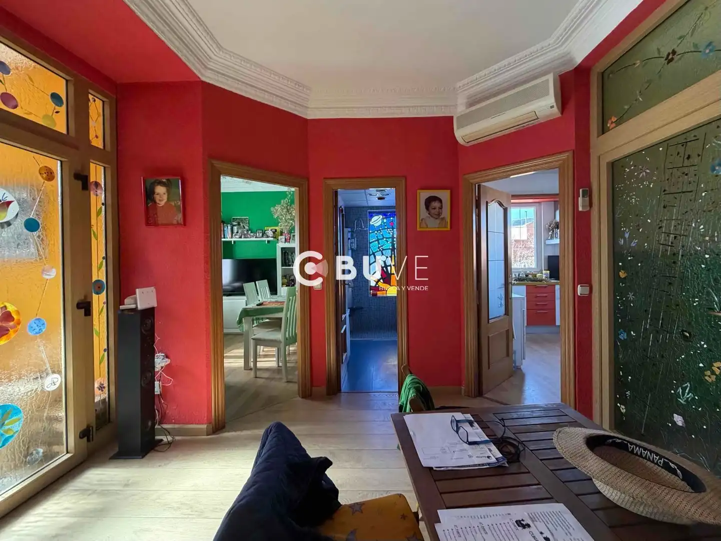 Living room of Houses for sale in Bustillo del Páramo  with Heating, Terrace and Storage room