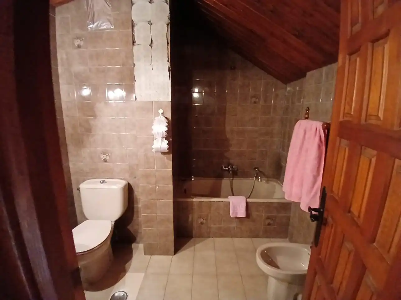 Badezimmer von Maisonette zum Verkauf in Santander mit Heizung, Parkett und Terrasse