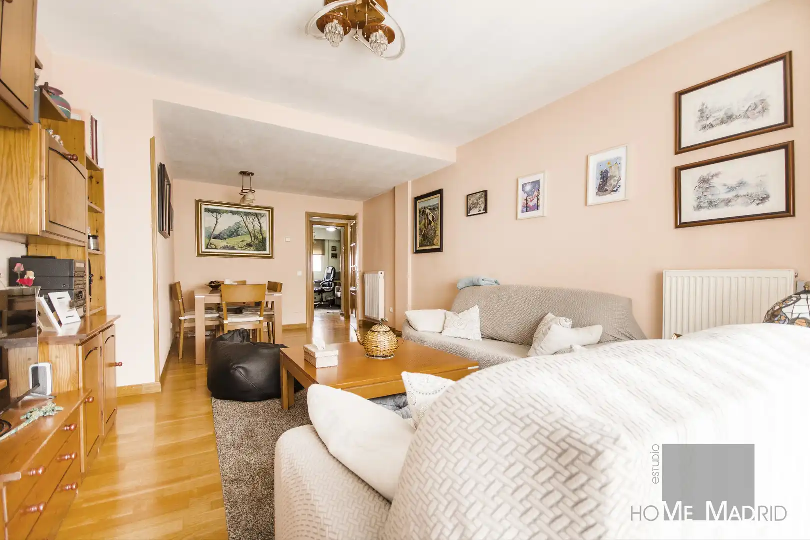Sala de estar de Piso en venta en Madrid con Aire acondicionado, Calefacción y Parquet