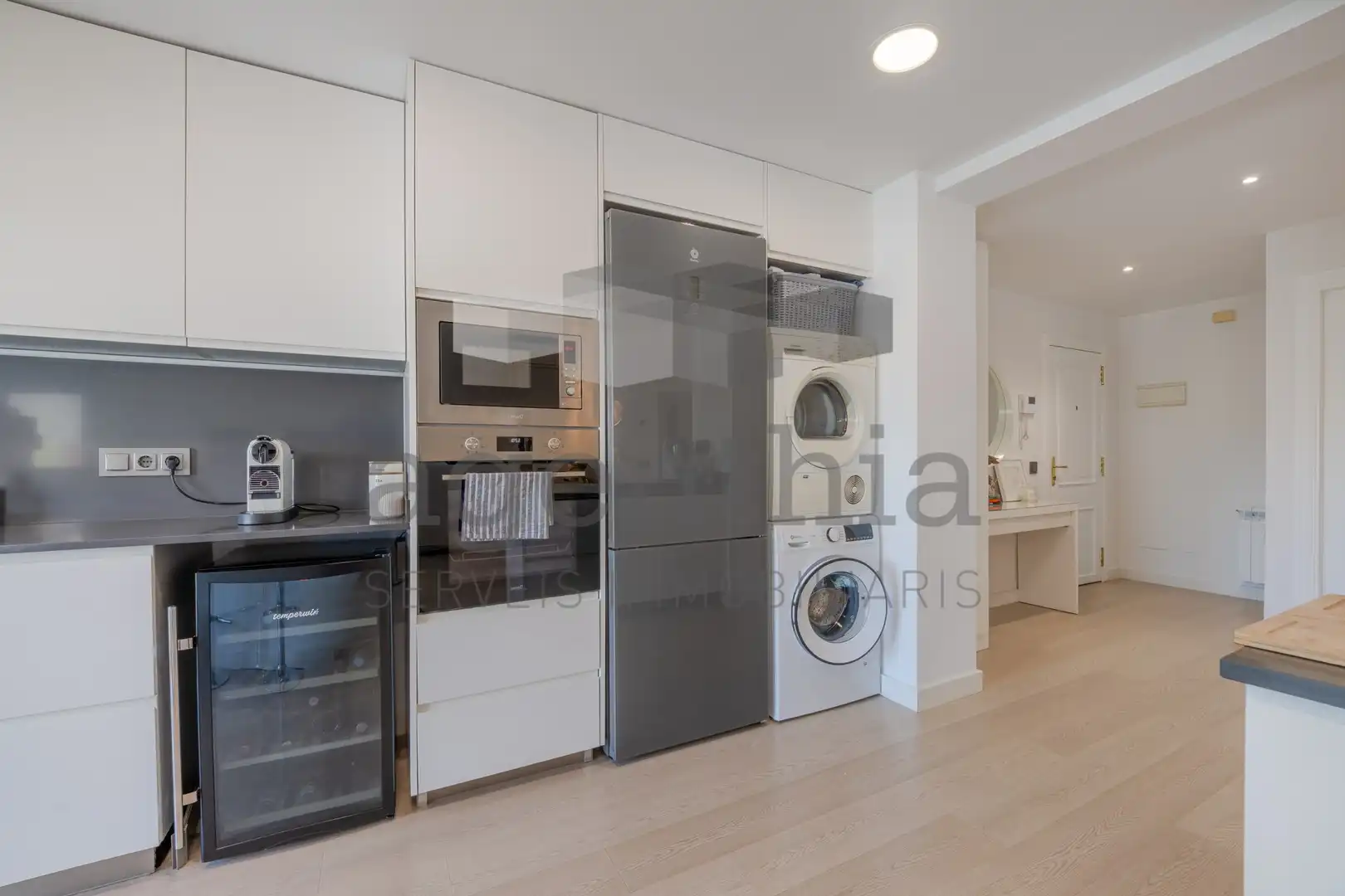 Kitchen of Flat for sale in Girona  with Air Conditioner, Heating and Balcony