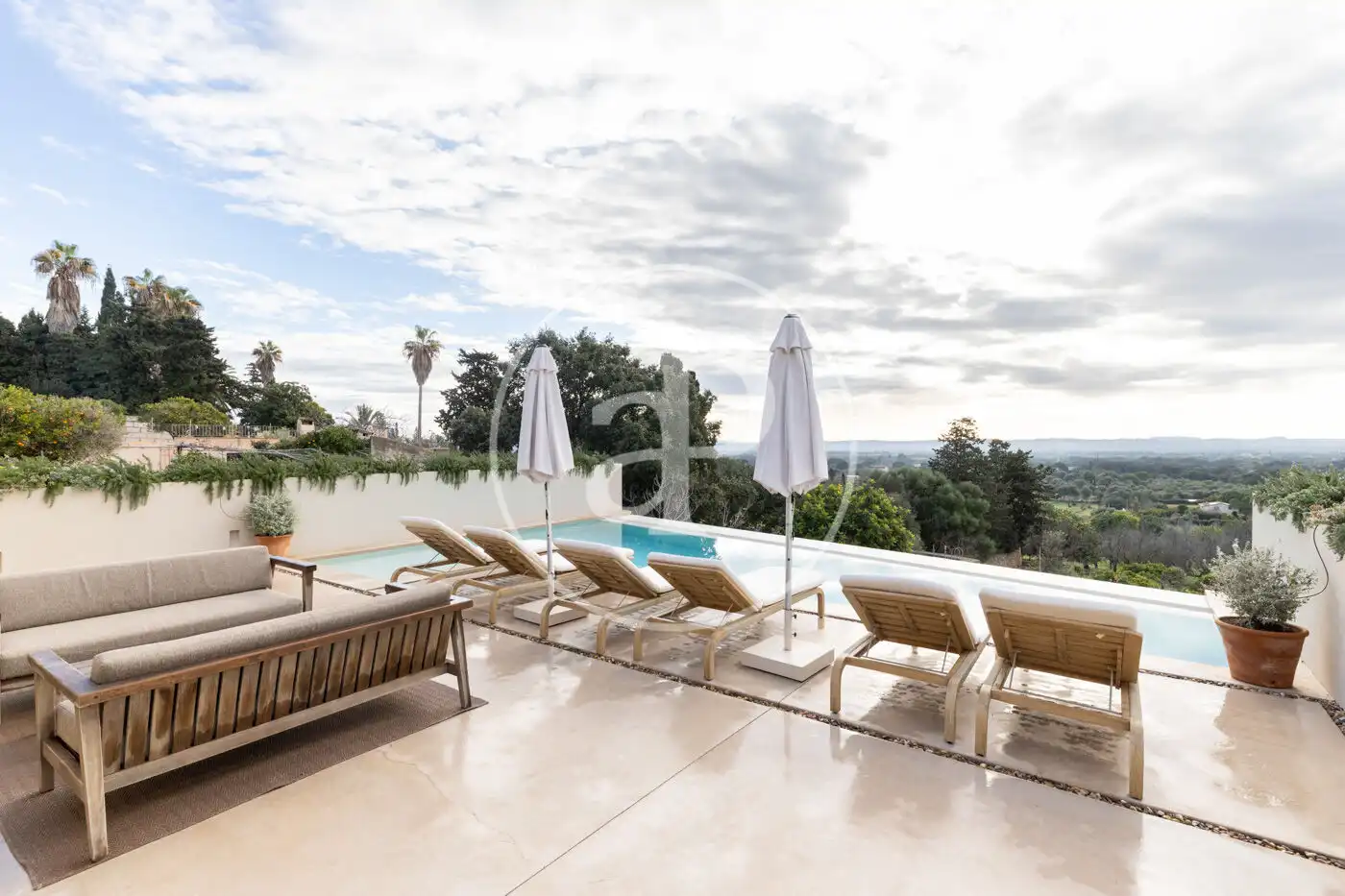 Terraza de Casa o chalet en venta en Búger con Aire acondicionado, Calefacción y Jardín privado