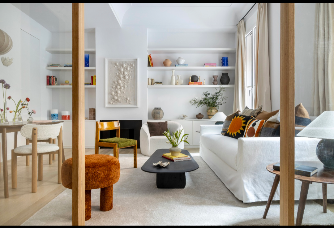 Living room of Flat for sale in  Madrid Capital  with Air Conditioner and Heating