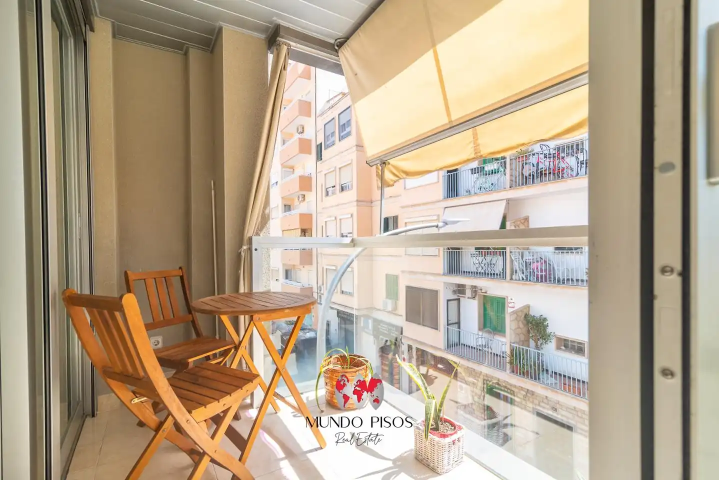 Balcony of Flat for sale in  Palma de Mallorca  with Air Conditioner, Heating and Storage room