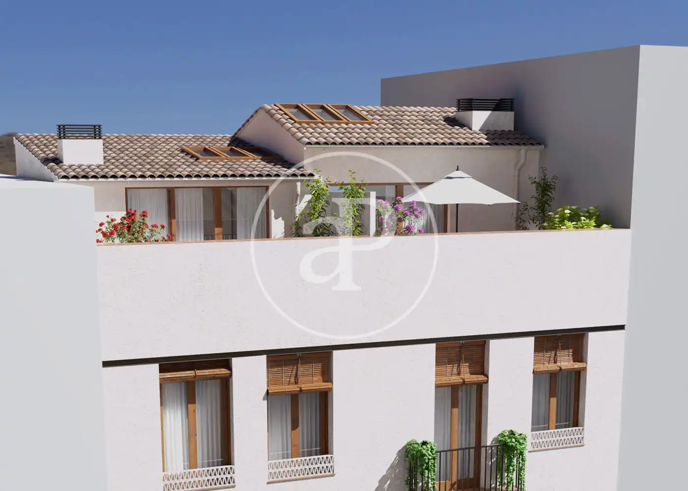 Vista exterior de Casa adosada en venta en Badalona con Aire acondicionado, Calefacción y Terraza