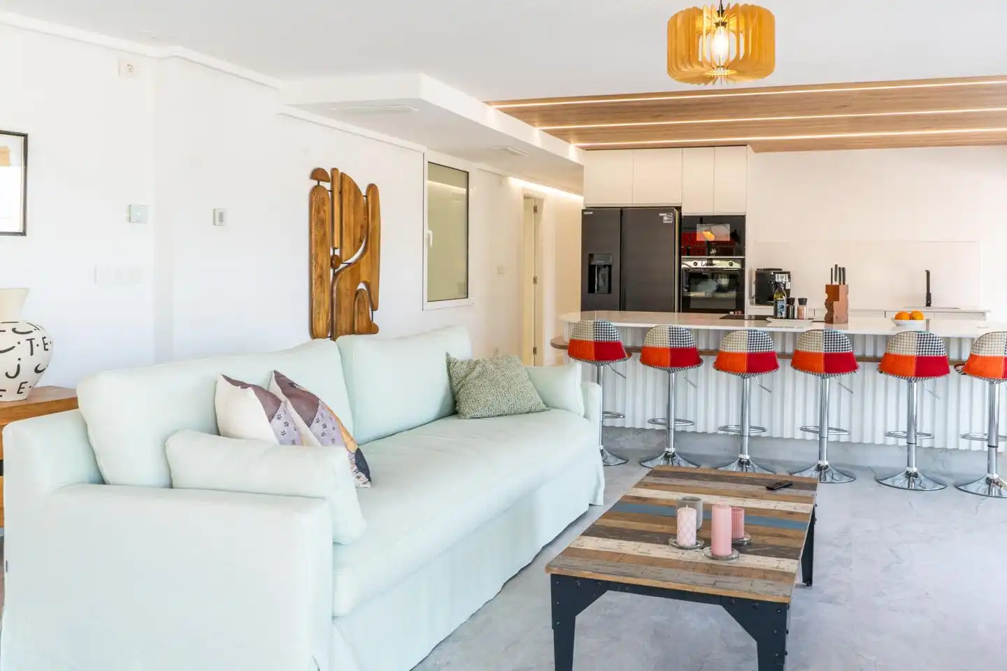 Living room of Flat for sale in Santa Pola  with Air Conditioner, Heating and Terrace