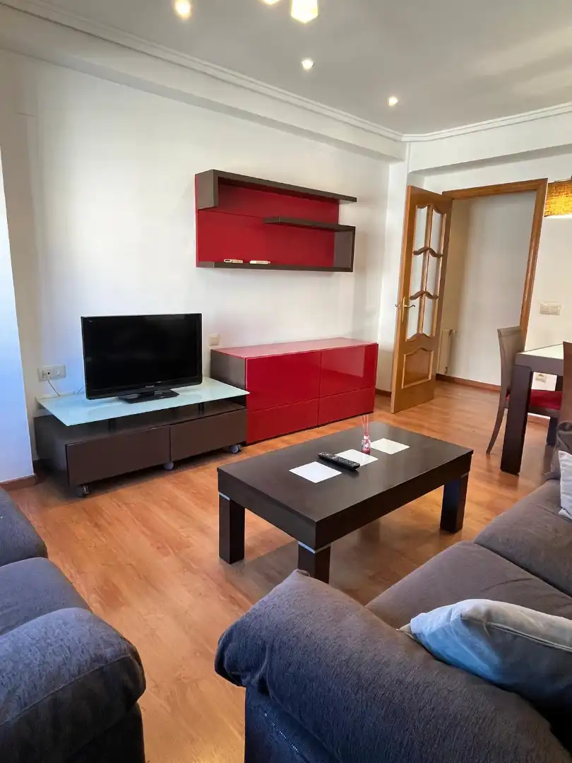 Wohnzimmer von Wohnung zum Verkauf in Valencia mit Klimaanlage, Heizung und Parkett