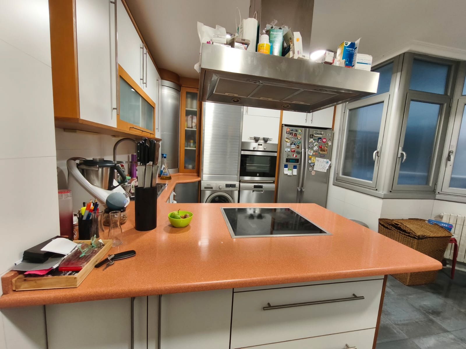 Kitchen of Flat for sale in Ourense Capital   with Heating, Parquet flooring and Storage room