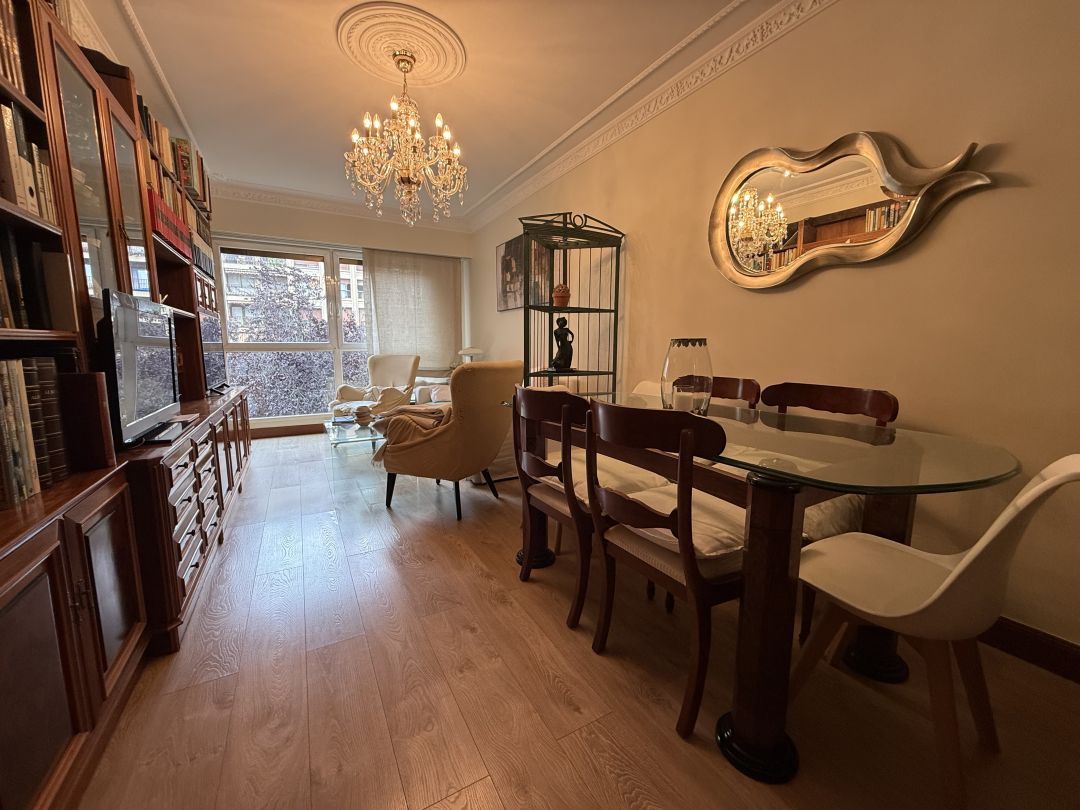 Dining room of Flat to rent in Donostia - San Sebastián   with Heating, Private garden and Oven