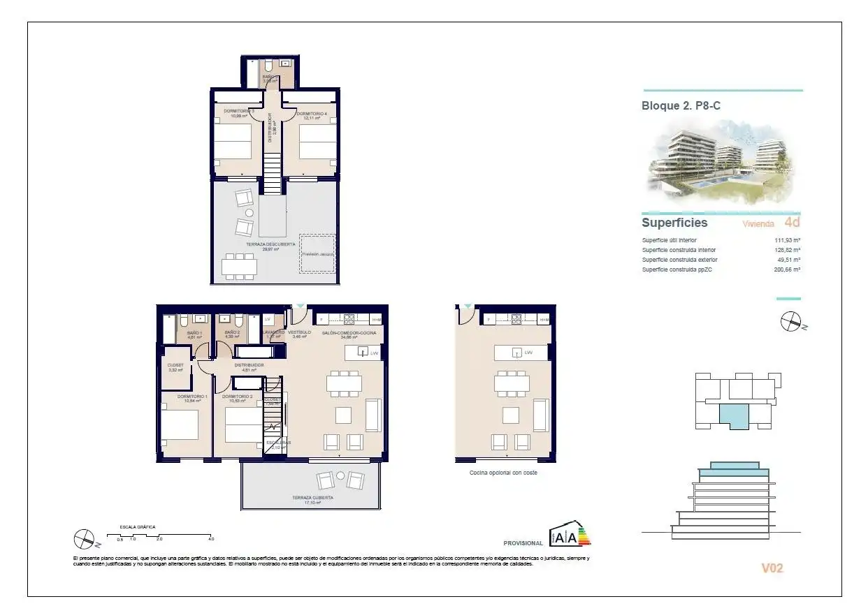 Ático con piscina en venta en Platja de Torres, imagen 15