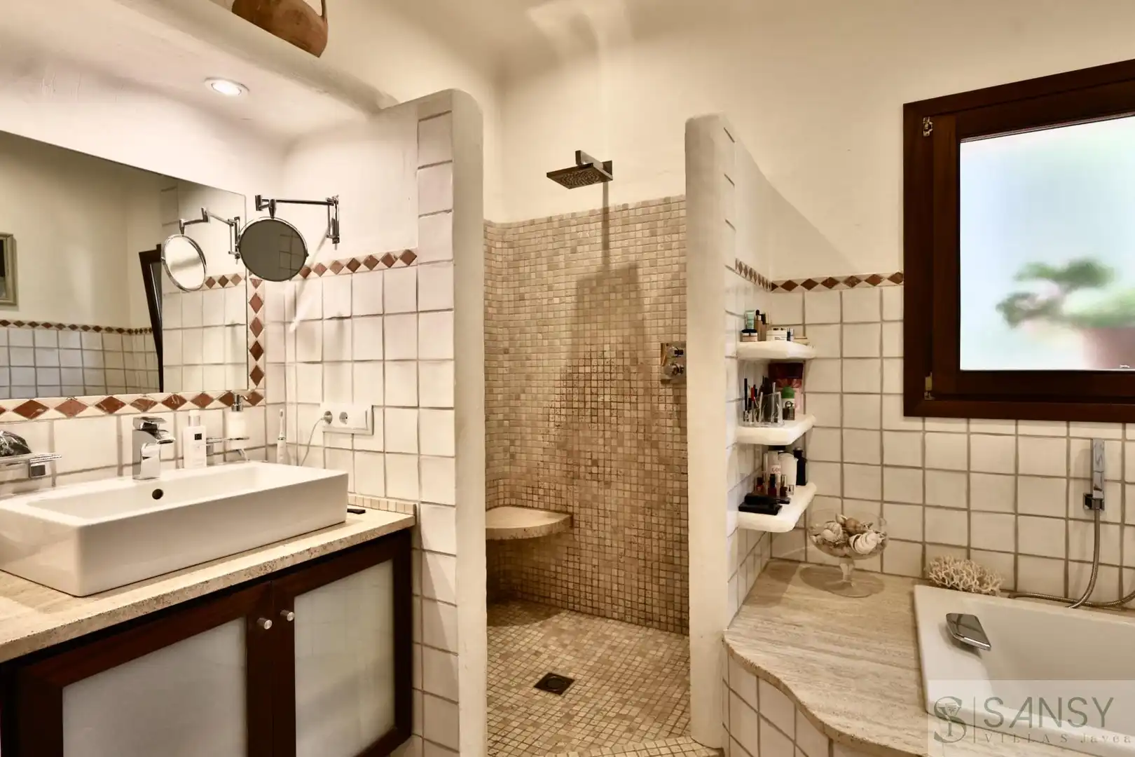 Bathroom of Houses for sale in Jávea / Xàbia  with Air Conditioner, Heating and Terrace