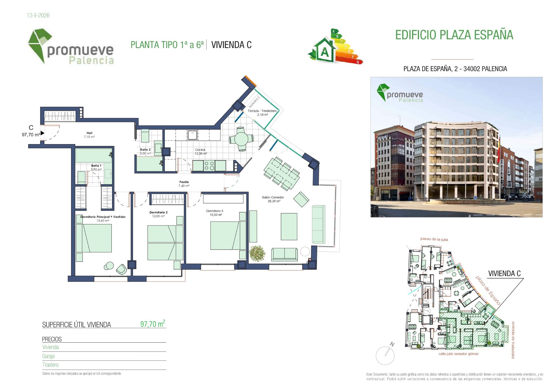 Flat for sale in Palencia Capital  with Terrace