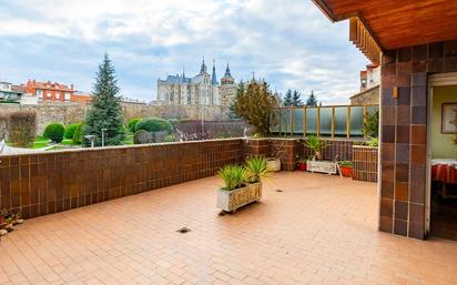 Terrace of Flat for sale in Astorga  with Heating, Terrace and Storage room
