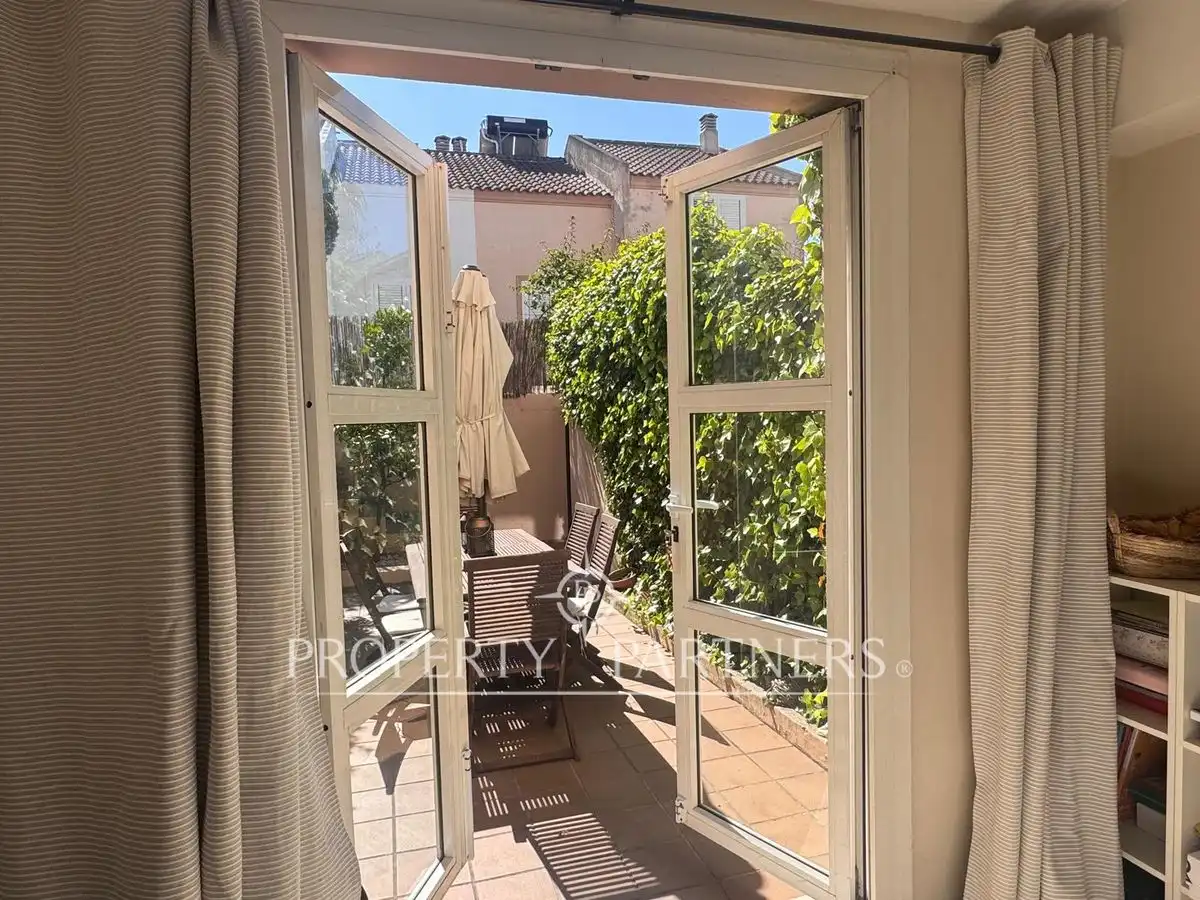 Terraza de Casa adosada en venta en Rocafort con Aire acondicionado, Calefacción y Piscina