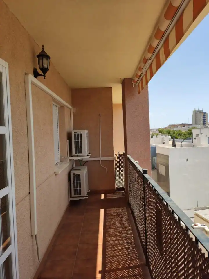 Terrasse von Wohnung zur Miete in Sanlúcar de Barrameda mit Klimaanlage, Parkett und Terrasse
