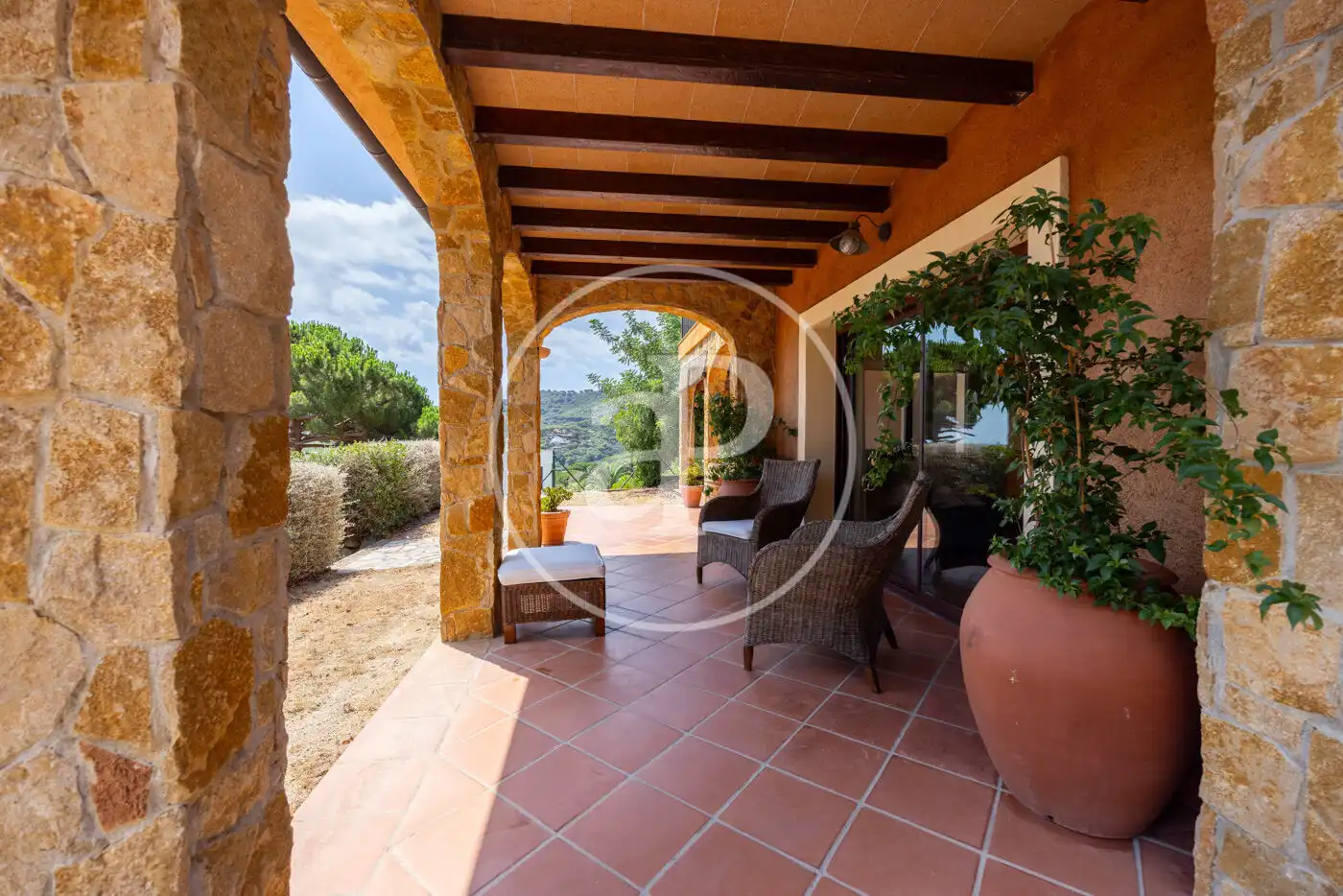 Terraza de Casa o chalet en venta en Argentona con Aire acondicionado, Calefacción y Jardín privado
