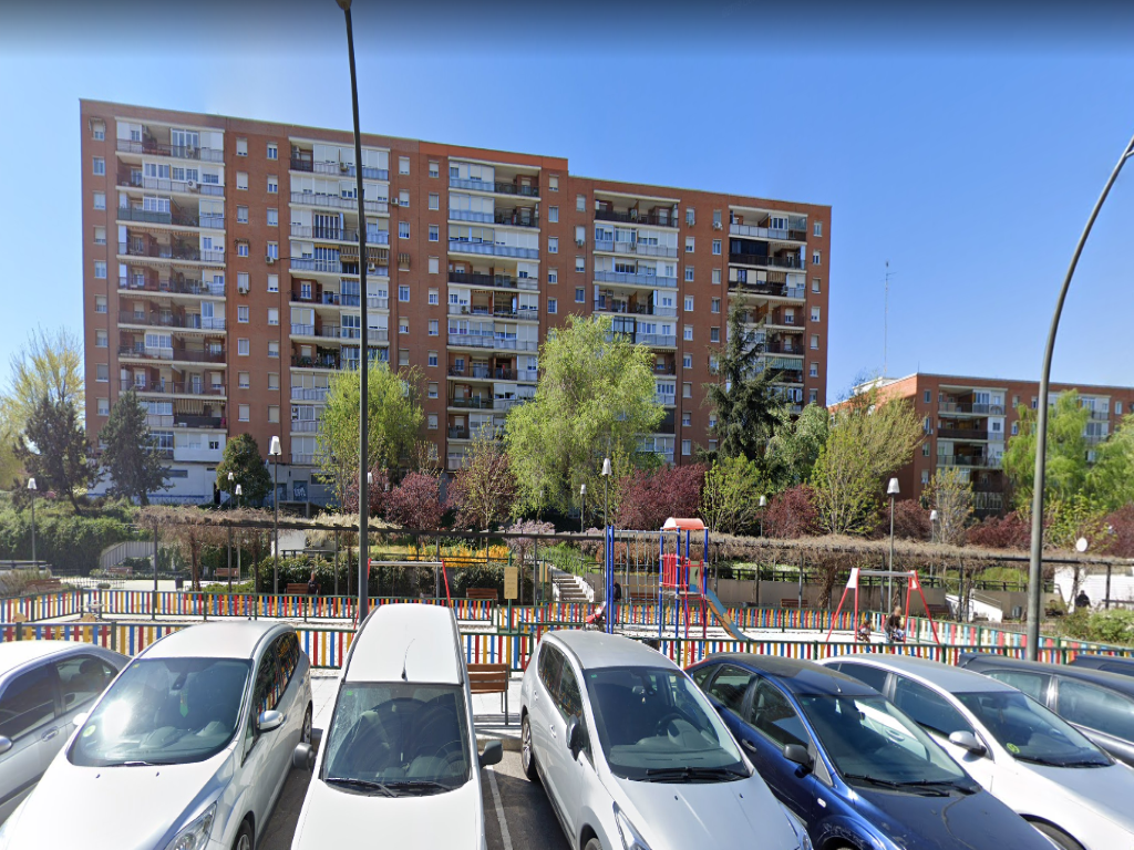 Vista exterior de Garatge en venda en Móstoles