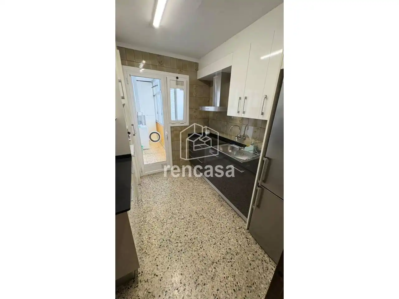 Cuina de Pis de lloguer en Lleida amb Calefacció, Moblat i Balcó
