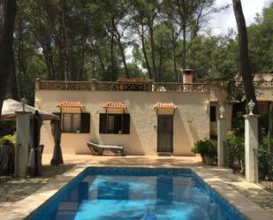 Swimming pool of Country house to rent in Algaida  with Air Conditioner, Heating and Private garden