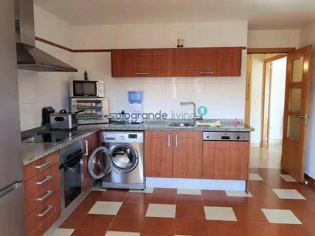 Cocina de Apartamento en venta en Sotogrande con Aire acondicionado, Calefacción y Terraza