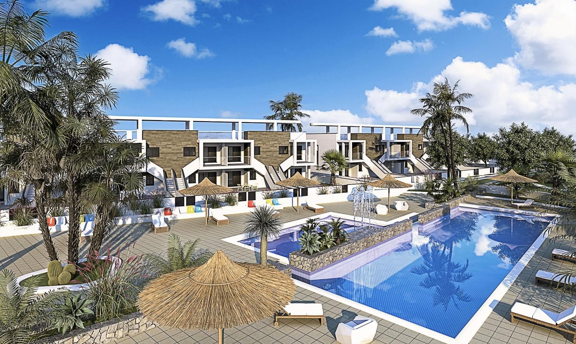 Vista exterior de Casa o chalet en venta en Pilar de la Horadada con Piscina comunitaria