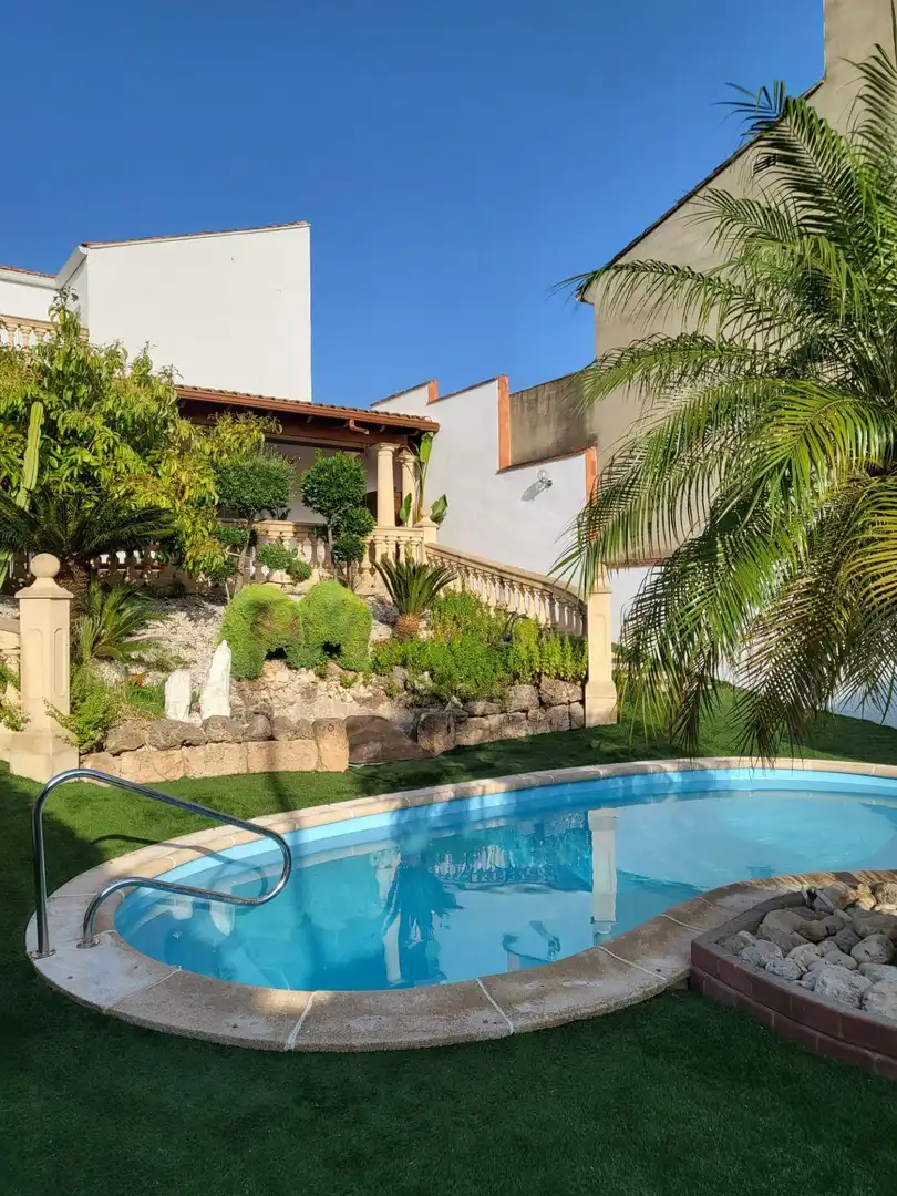 Piscina de Casa o chalet en venta en El Palomar con Aire acondicionado, Jardín privado y Terraza