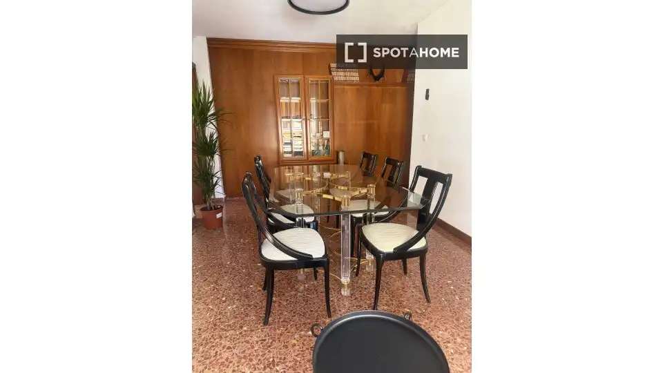 Comedor de Piso de alquiler en Málaga con Aire acondicionado, Calefacción y Amueblado
