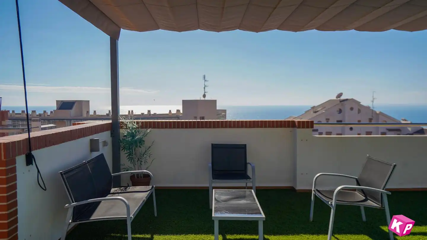 Terrasse von Wohnung zum Verkauf in Santa Pola mit Klimaanlage, Heizung und Terrasse
