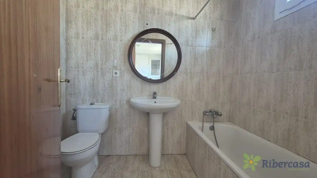 Bathroom of Houses for sale in Fustiñana  with Private garden and Balcony