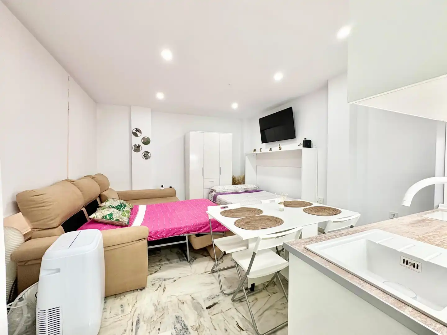 Living room of Ground floor for sale in Salobreña  with Furnished