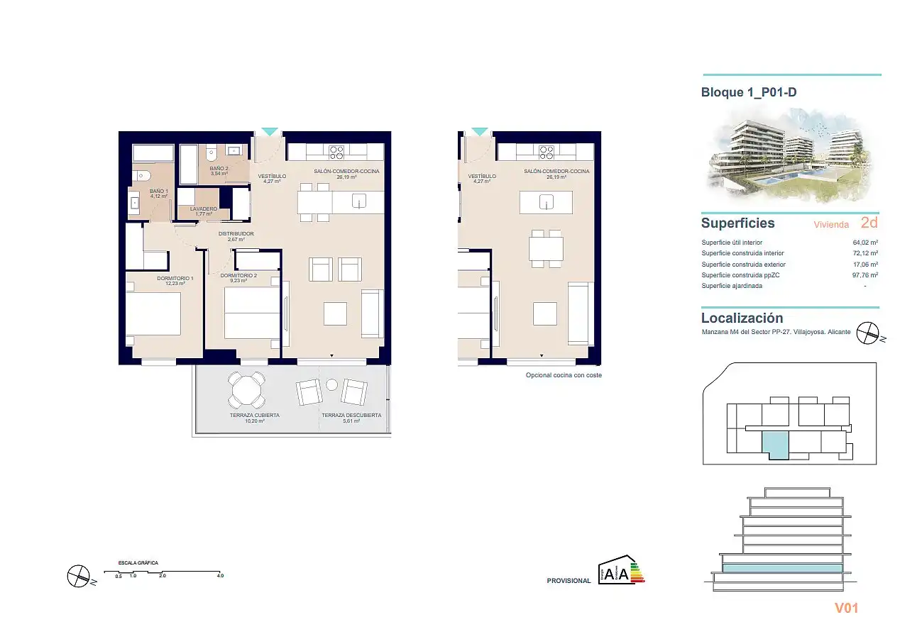 Appartement compact avec terrasse à vendre à Platja de Torres, imagen 22