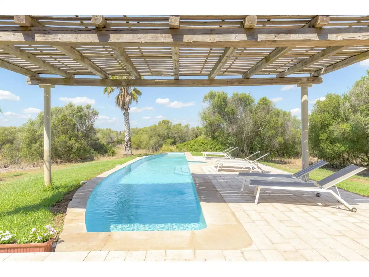 Piscina de Finca rústica en venda en Ciutadella de Menorca amb Calefacció, Jardí privat i Terrassa