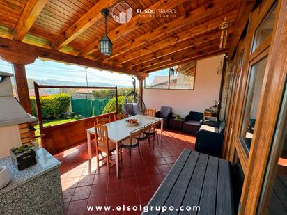 Terrace of Single-family semi-detached for sale in Gijón   with Private garden, Terrace and Storage room