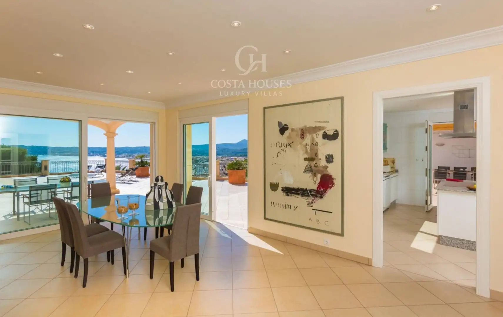 Dining room of Houses for sale in Jávea / Xàbia  with Air Conditioner, Private garden and Terrace