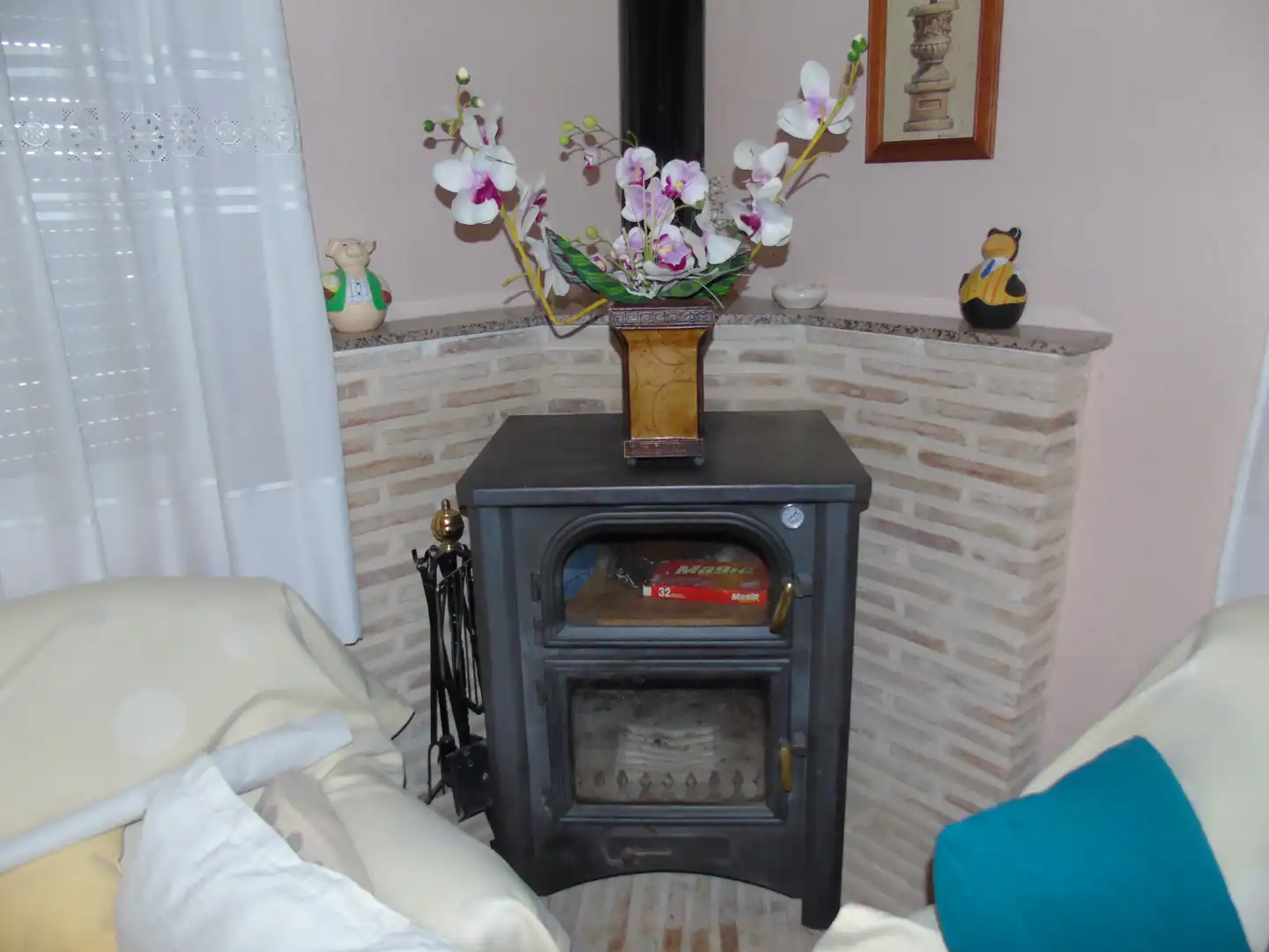 Sala de estar de Finca rústica en venta en Molina de Segura con Aire acondicionado, Jardín privado y Amueblado