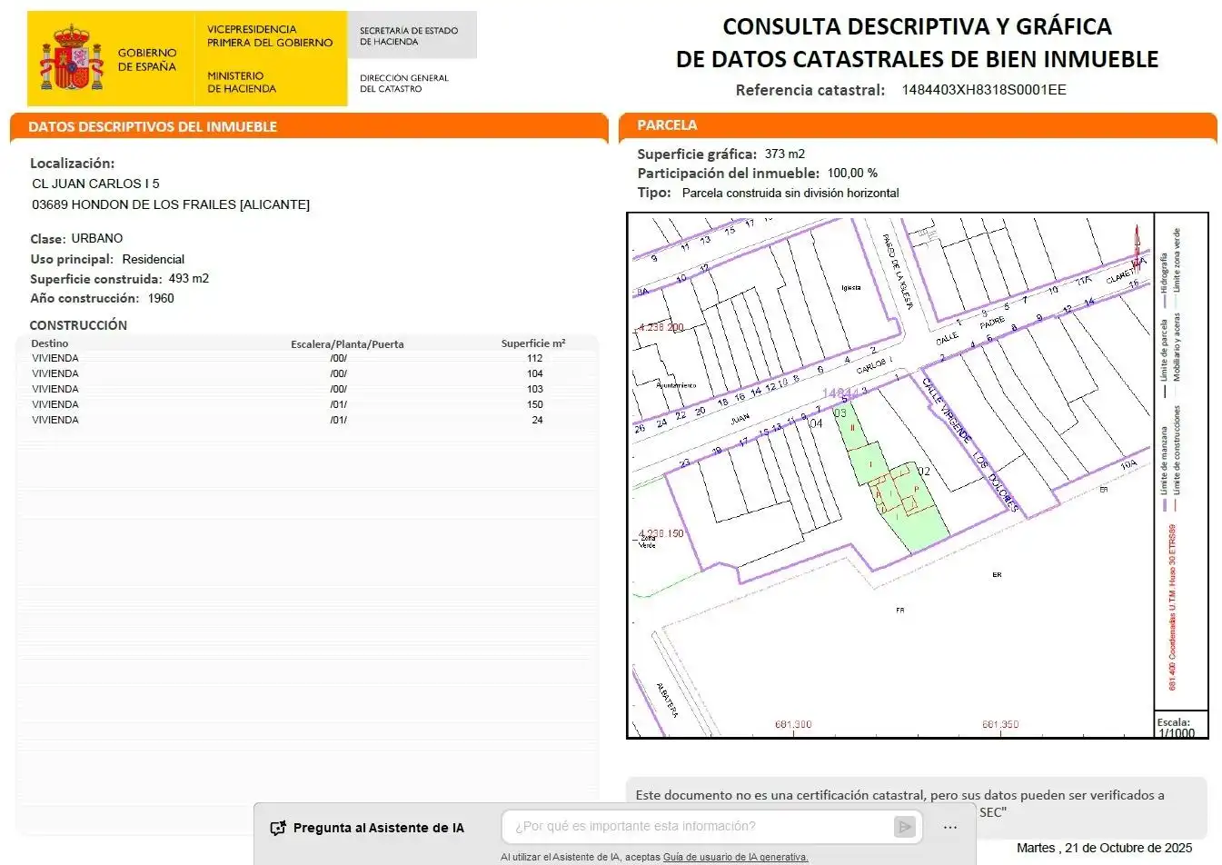 Landhaus zum Verkauf in Calle de Juan Carlos I 3-5, imagen 5