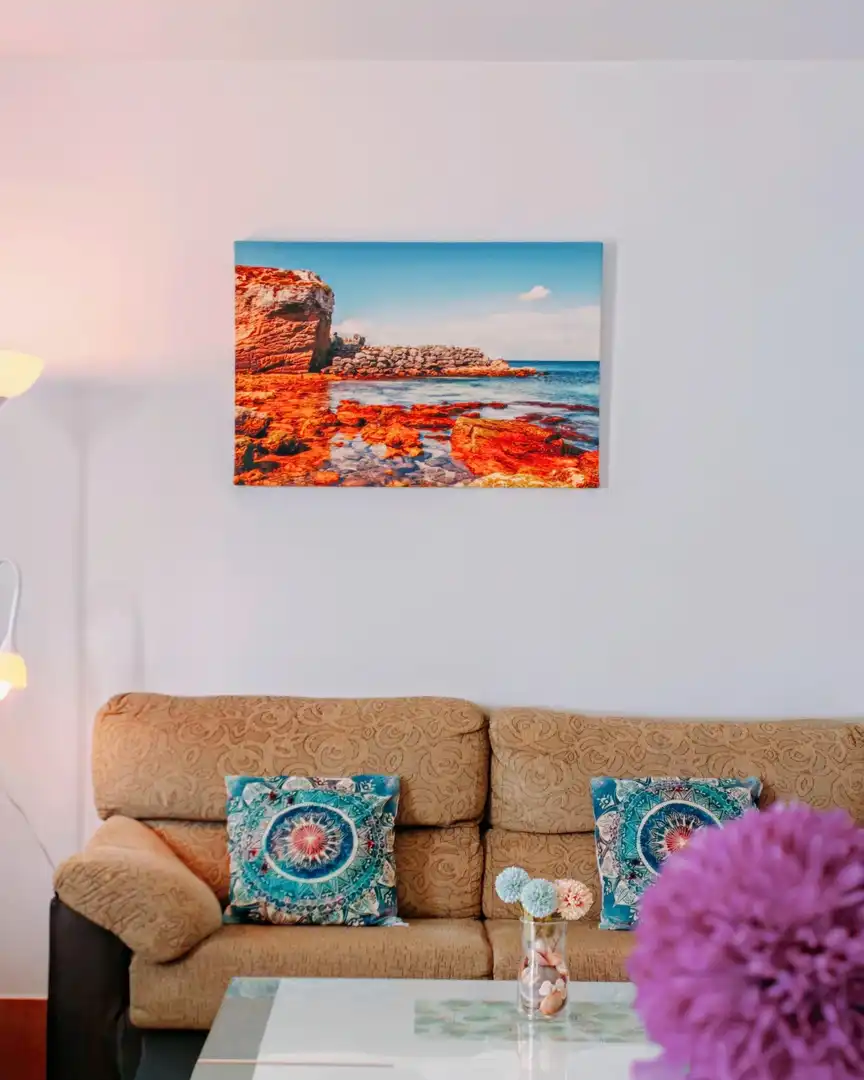 Living room of Houses for sale in Vejer de la Frontera  with Air Conditioner, Terrace and Furnished